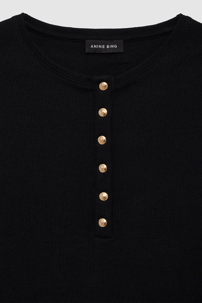 Alessia Tee in Black-1