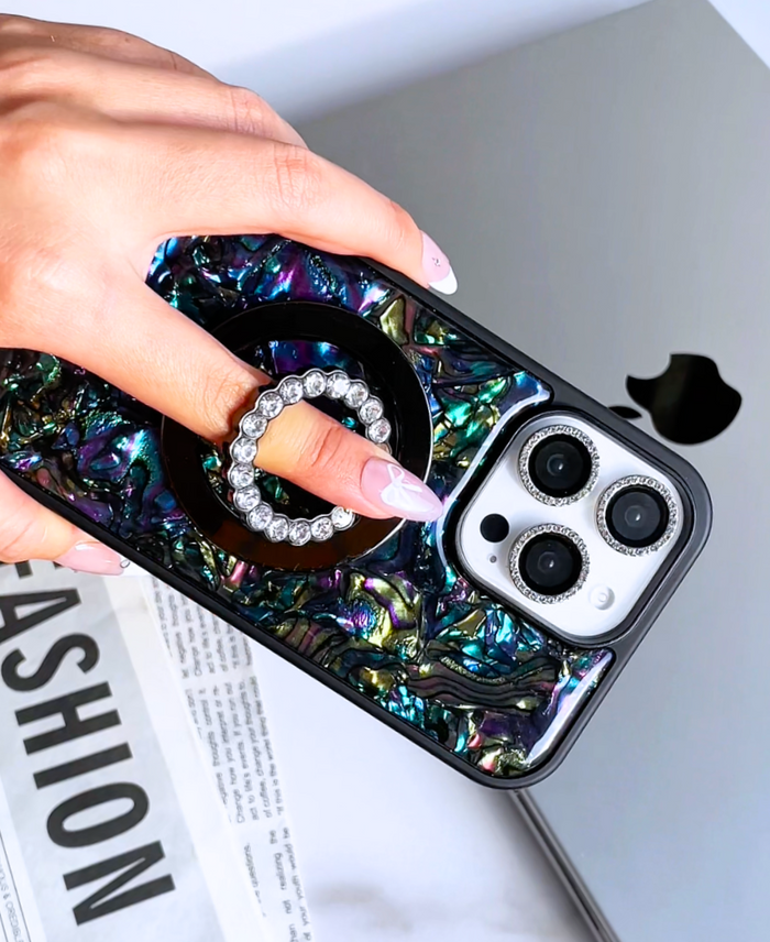 Black Abalone Shell MagSafe Set