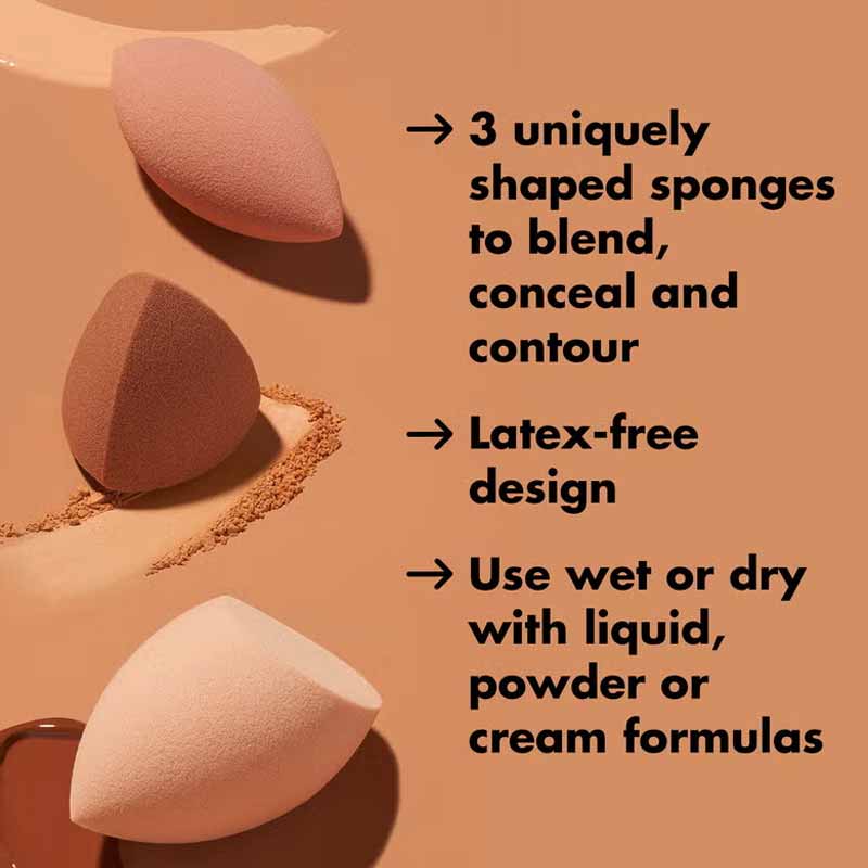 e.l.f. Total Makeup Sponge Set