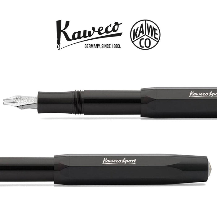Kaweco, Kalligraphie, Kalligraphie-Set 4, Schwarz, Stifte in der Dose schwarz-5