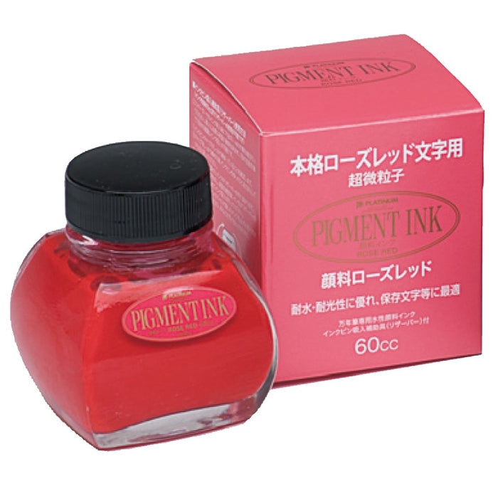 Platinum, Tintenglas, Pigment Ink Rose Red
