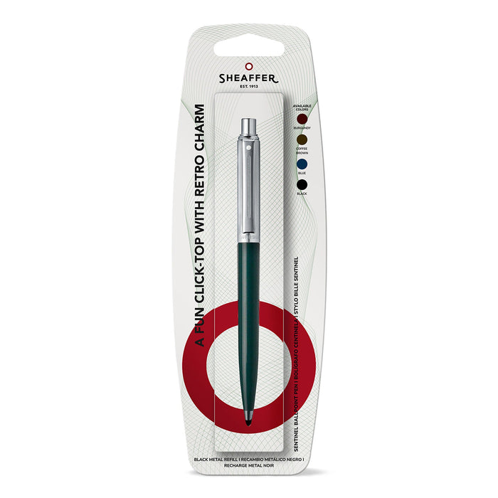 Sheaffer Kugelschreiber Sentinel Chrome, Green