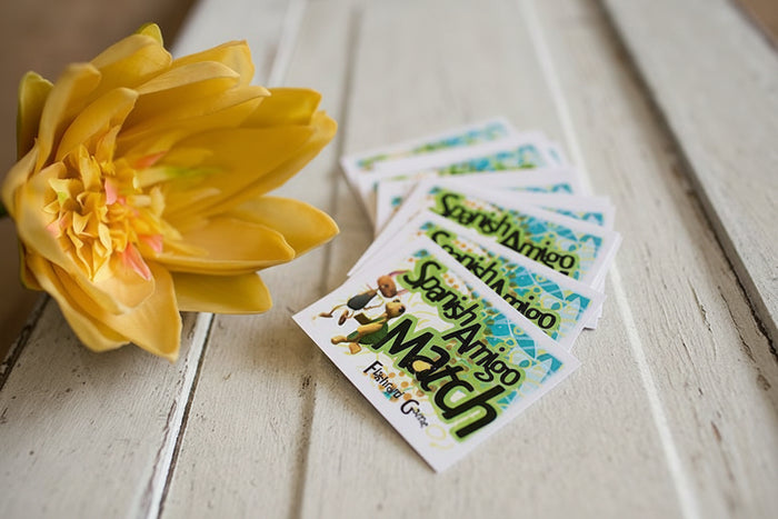Spanish Amigo Match 1 Flashcard Game