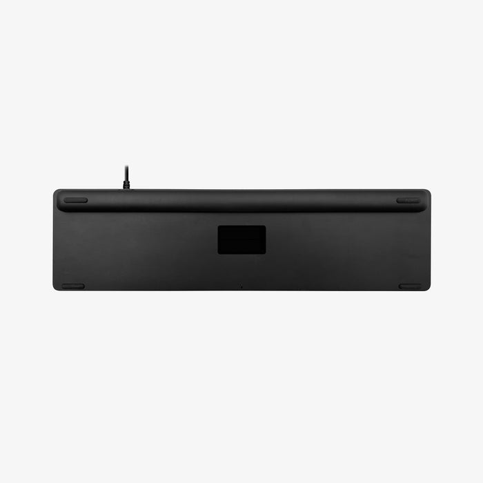 Macally Backlit Wired Keyboard in Space Gray with Adjustable Brightness for Mac