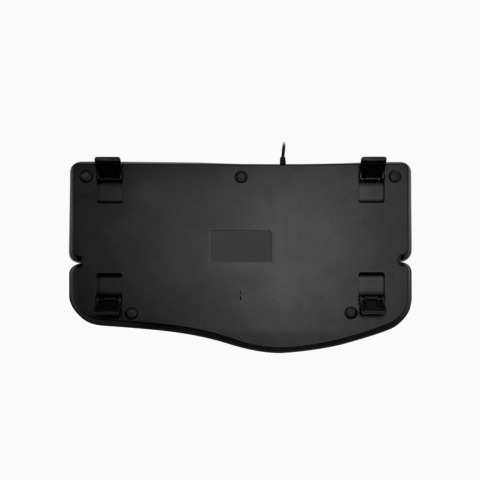 Macally Best Ergonomic Keyboard for Mac - product dimensions and specifications view