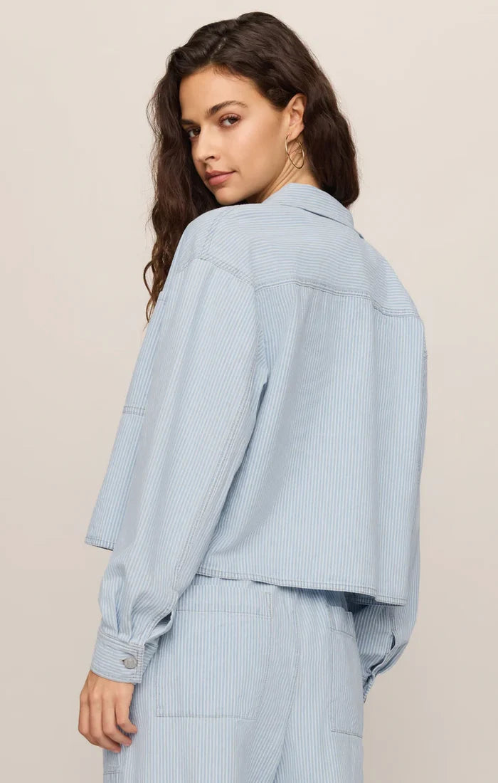 Z Supply Erin Railroad Jacket, Seaboard Stripe