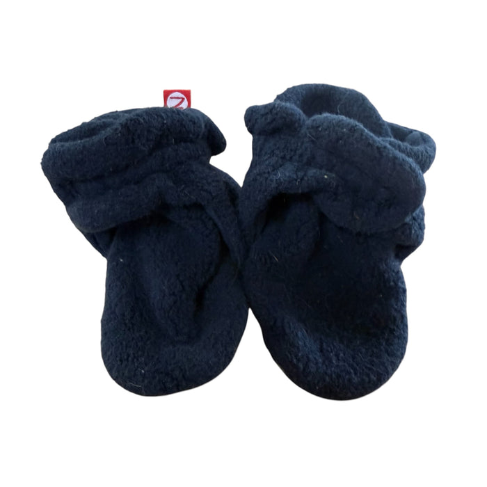 Zutano | Navy Blue Fleece Booties | 12m