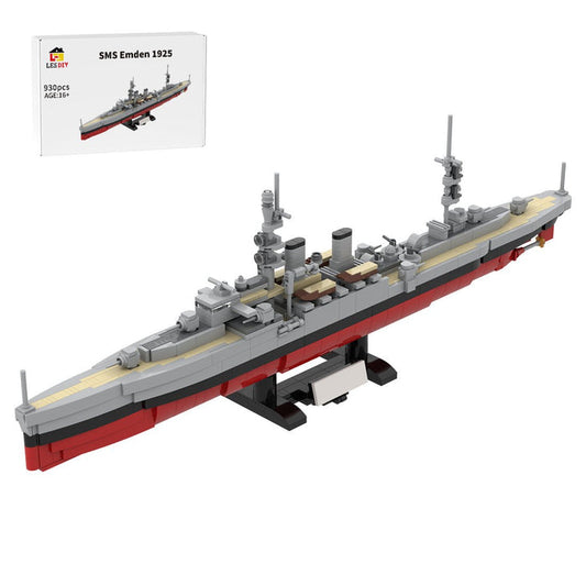 1/300 Scale Light Cruiser Klemmbausteine - LesDiy - Klemmbausteine