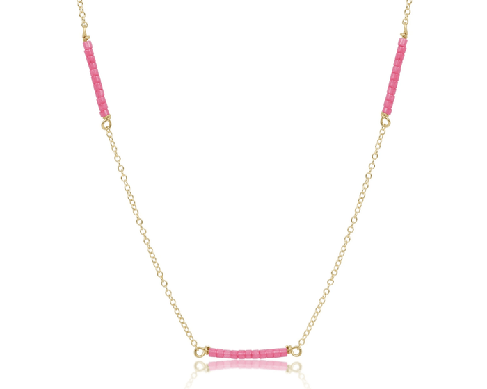 15" choker simplicity chain gold - hope bliss - bubblegum