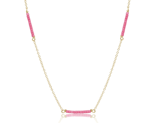 15" choker simplicity chain gold - hope bliss - bubblegum