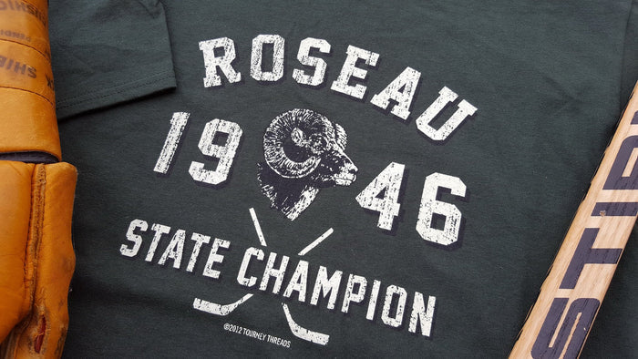 1946 Roseau Rams State Hockey Champions