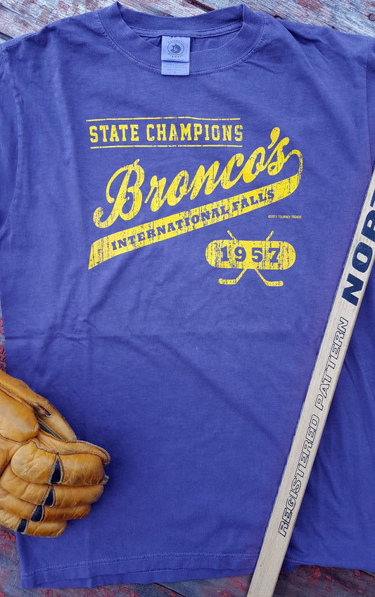 1957 International Falls Broncos State Hockey Champions