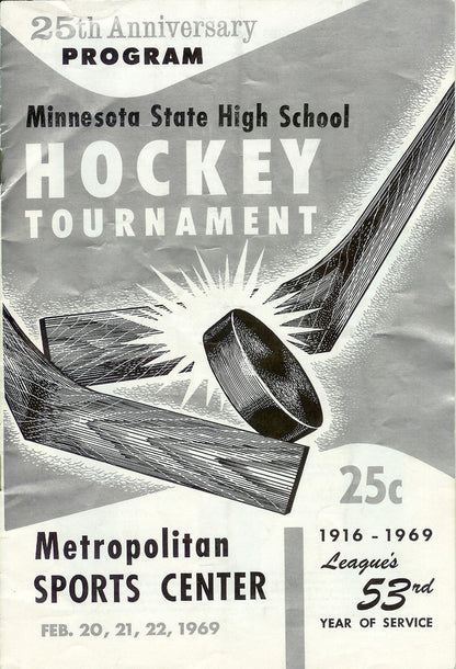 1969 Edina Hornets State Hockey Champions