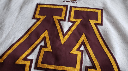 2005-2006 Easton Authentic Game Issued Gophers Home Jersey