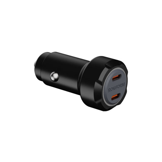30W Dual USB-C 12V Car Charger