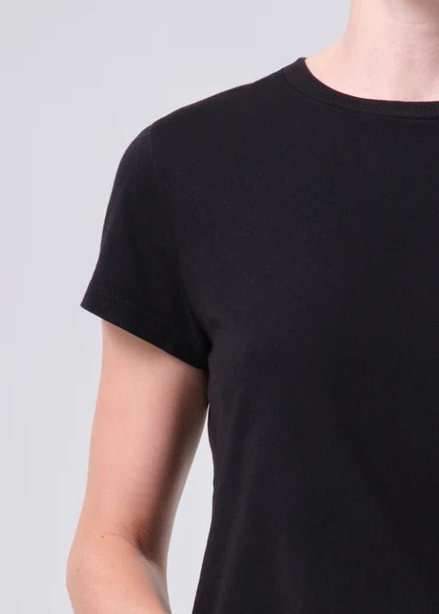 Adine Shrunken Tee In Black