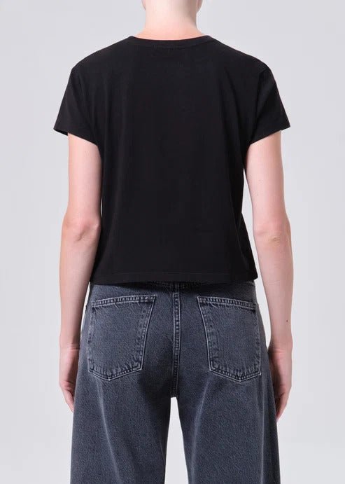 Adine Shrunken Tee In Black