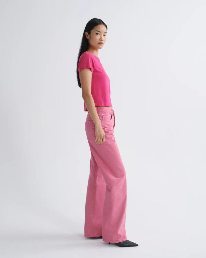 Adine Shrunken Tee in Cerise