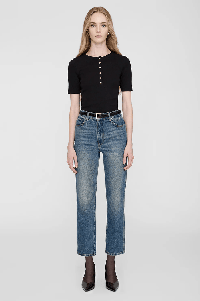 Alessia Tee in Black-1