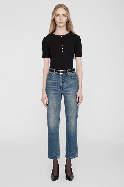 Alessia Tee in Black-1