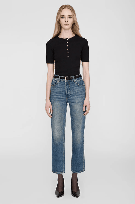 Alessia Tee in Black-1