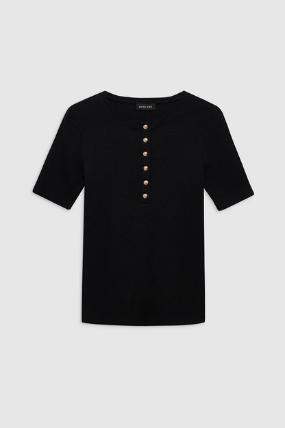 Alessia Tee in Black-1