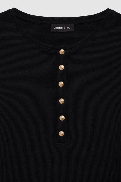 Alessia Tee in Black-1