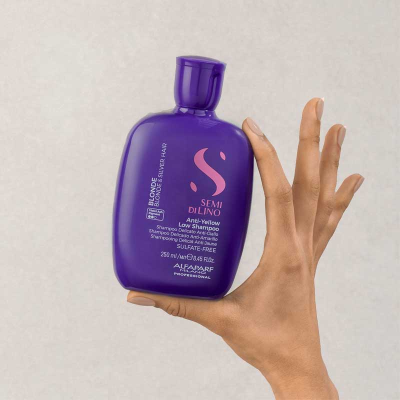 Alfaparf Semi Di Lino Blonde Anti-Yellow Shampoo & Conditioner Duo