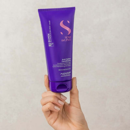 Alfaparf Semi Di Lino Blonde Anti-Yellow Shampoo & Conditioner Duo