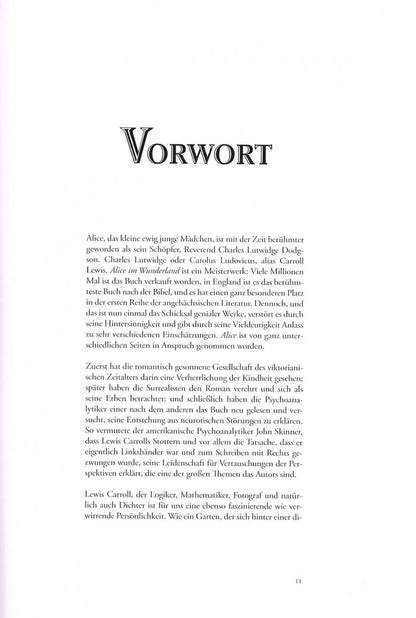 Alice im Wunderland Bildband