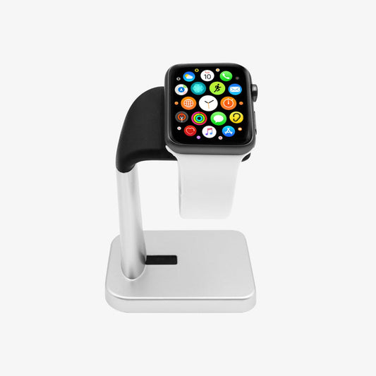 Macally Apple Watch Charger Stand, sleek and secure dock, compatible with all Apple Watch Series