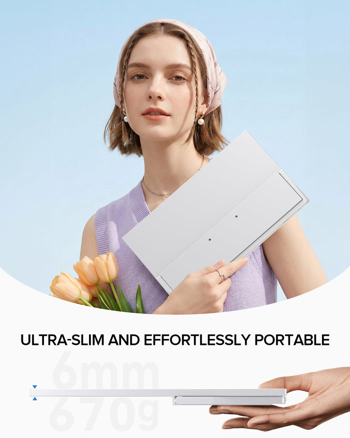 USetup T4 - White Portable Monitor 15.6" 1080P 60hz | UPERFECT