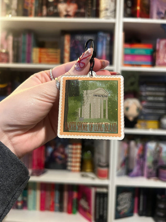 Camp Half Blood Stamp Keychain