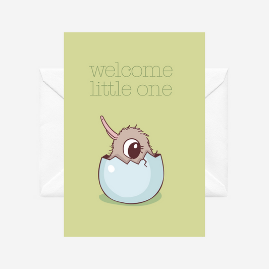 Card - Hatchling Kiwi Baby
