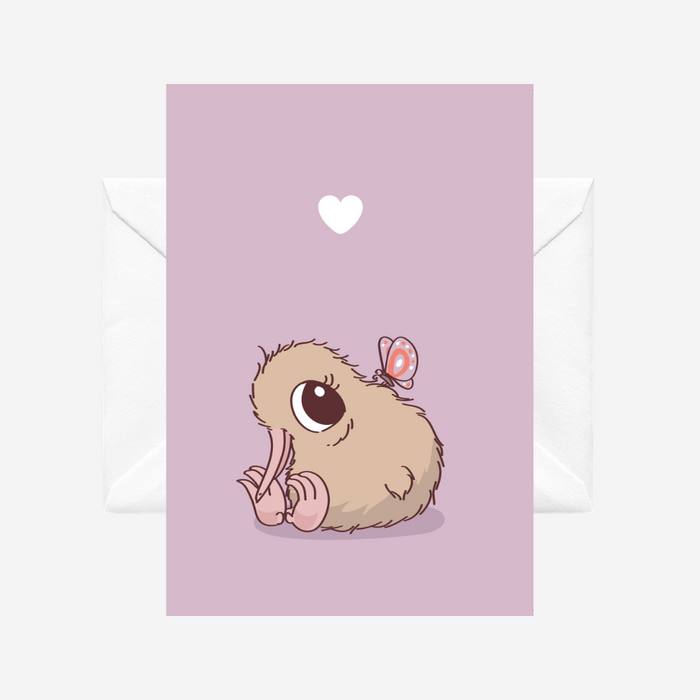 Card - Kiwi & Butterfly (no words)