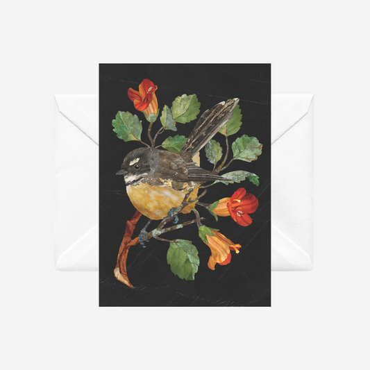 Card - Pietra Dura Fantails