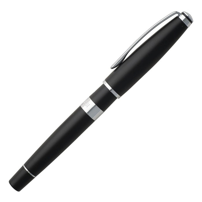 Cerruti 1881, Füller, Bicolore, schwarz, chrom-5