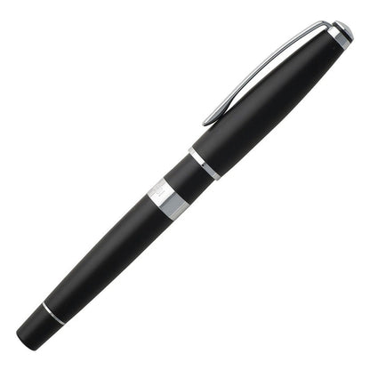 Cerruti 1881, Füller, Bicolore, schwarz, chrom-5