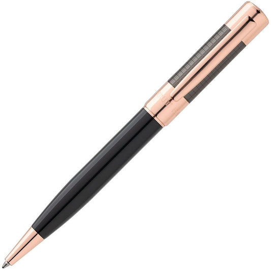 Cerruti 1881, Kugelschreiber, Albion, schwarz, rosegold-1