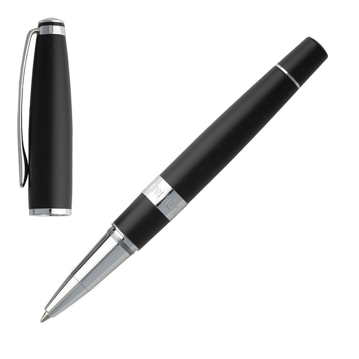 Cerruti 1881, Tintenroller, Bicolore, schwarz, chrom-4
