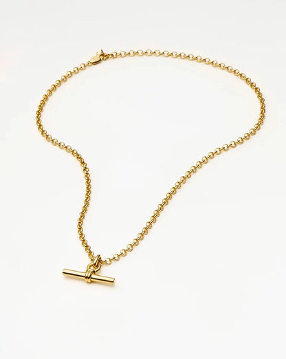 Chunky T-Bar Chain Necklace | 18ct Gold Plated Necklaces Missoma