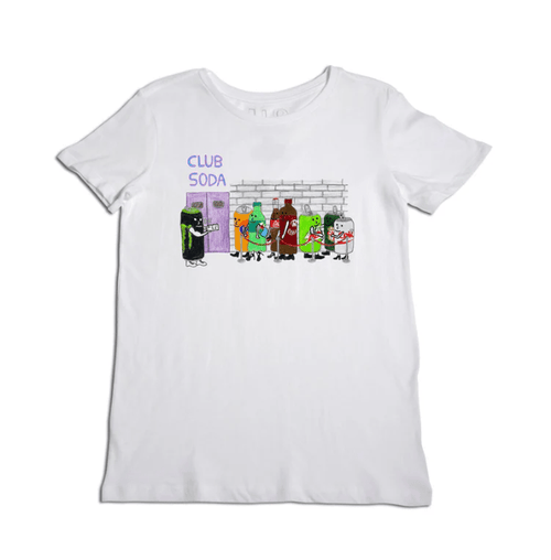 Club Soda Women's T-Shirt in White