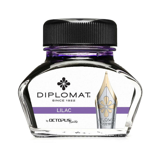Diplomat Tintenglas Octupus Ink 30ml Flieder Lila-1