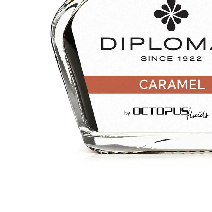 Diplomat Tintenglas Octupus Ink 30ml Karamell Braun-2
