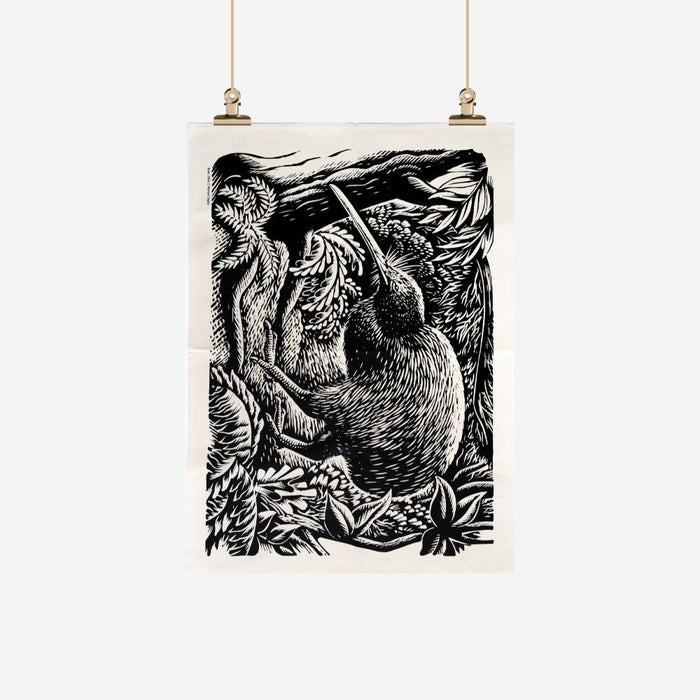 E. Mervyn Taylor - Tea Towel - Kiwi