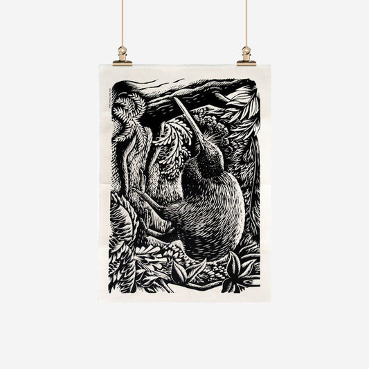 E. Mervyn Taylor - Tea Towel - Kiwi