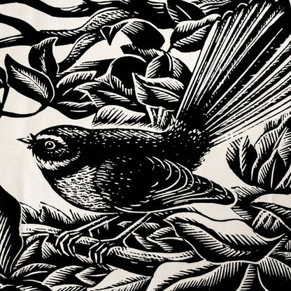 E. Mervyn Taylor - Tea Towel - Piwakawaka