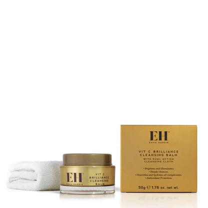 Emma Hardie Vit C Brilliance Cleansing Balm with Dual Action Cleansing Cloth