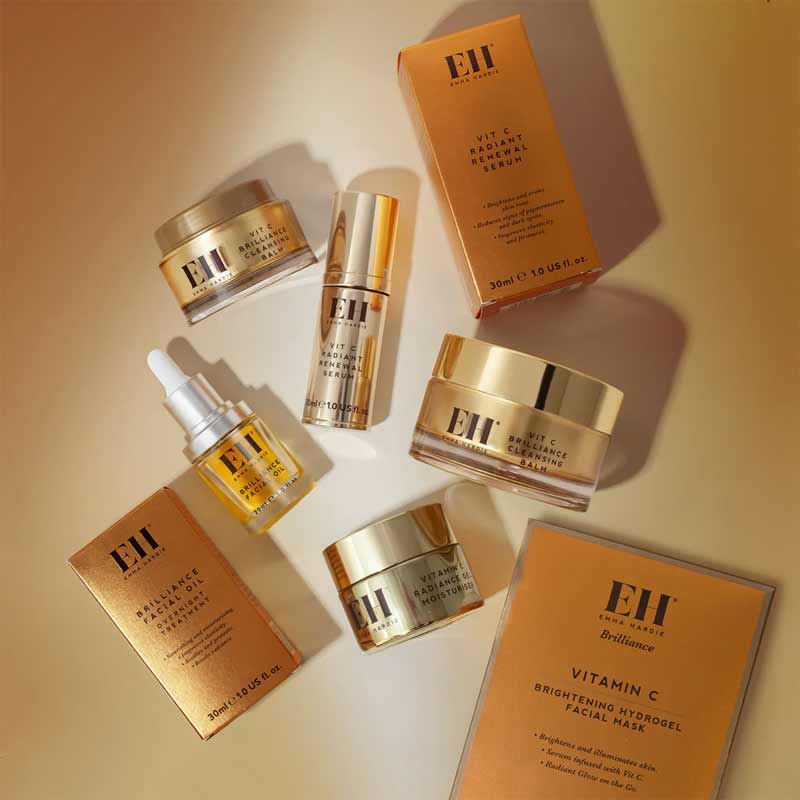 Emma Hardie Vit C Brilliance Cleansing Balm with Dual Action Cleansing Cloth