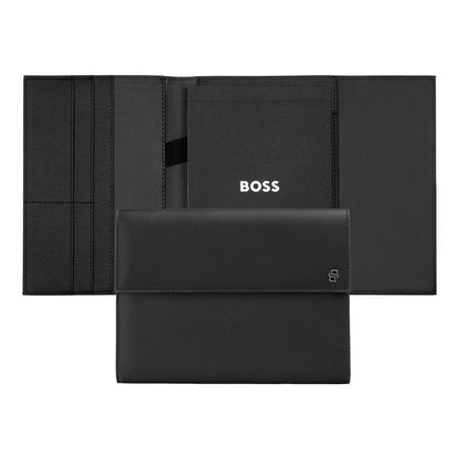 HUGO BOSS Konferenzordner Double B A5, Black & Gun - 6